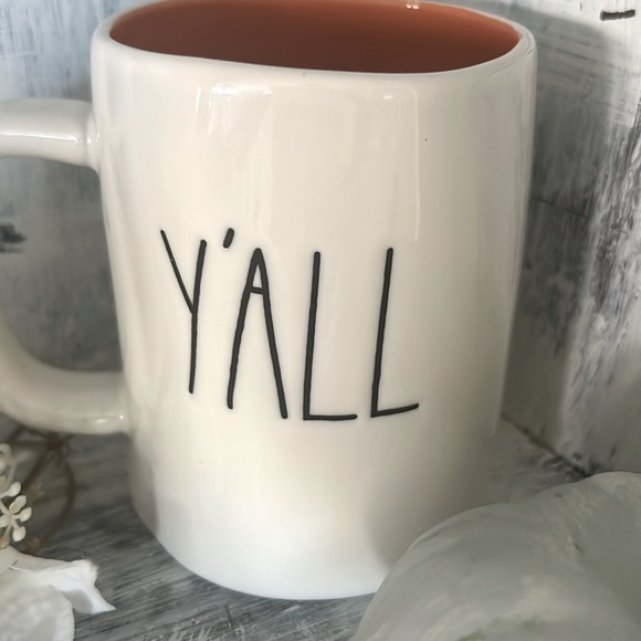 Rae Dunn FALL Y’ALL double sided burnt orange interior mug - Picture 4 of 5